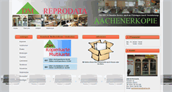 Desktop Screenshot of aachenerkopie.de